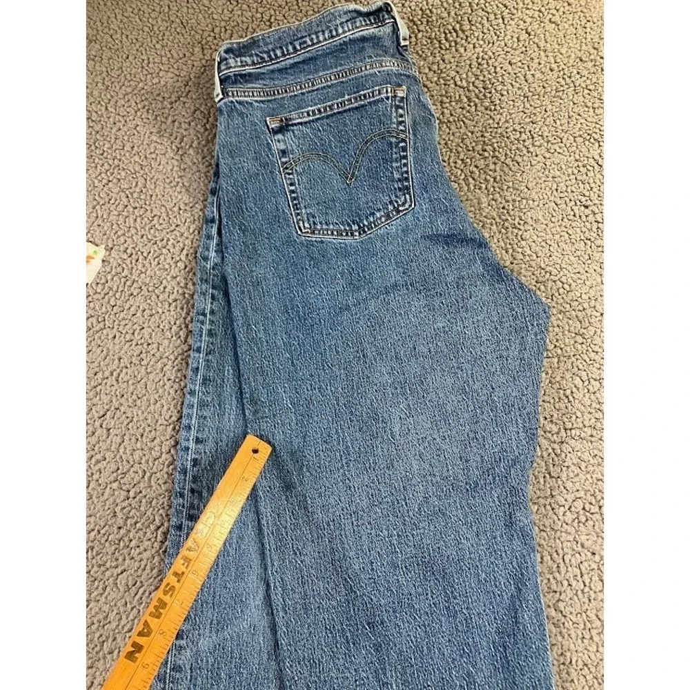 Levis‎ 501 Original Fit Mens 38x28 Medium Wash Blue Straight Leg Jeans